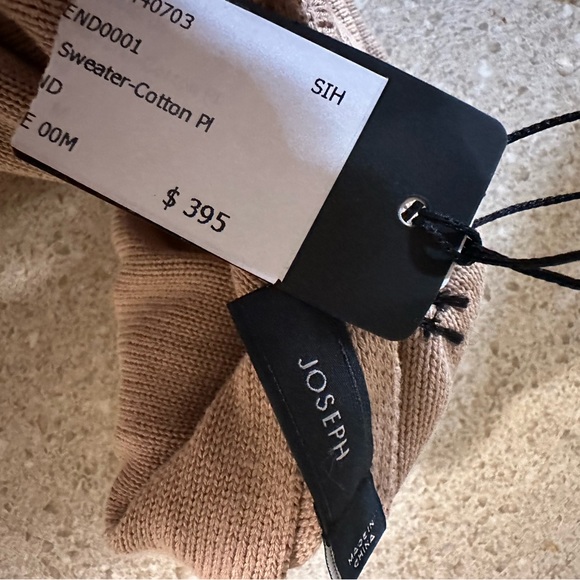 NWT Joseph backless tie sweater top - Picture 5 of 8